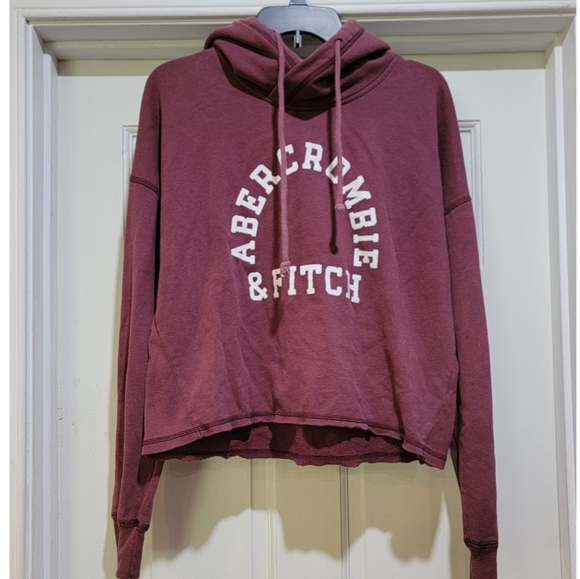 EUC Women's Abercrombie & Fitch Pullover Hooded Sweatshirt - Picture 1 of 6